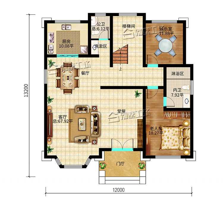 房子设计图平面图_超赞的别墅户型方案