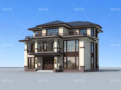 新中式别墅设计图纸及效果图大全