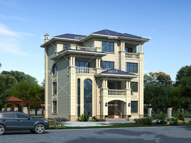 高端美观的四层楼别墅效果图,2020年全新设计方案