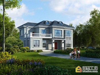 農(nóng)村有中堂的獨(dú)棟別墅設(shè)計圖,傳統(tǒng)的傳承