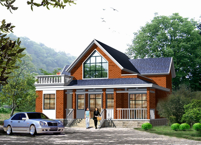 2019年新农村漂亮二层小别墅设计图和效果图189.png