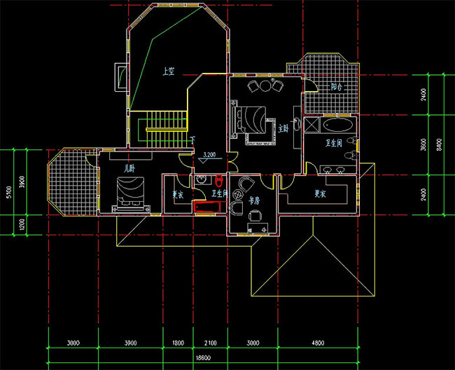 高档大气二层加地下室自建别墅设计图，241平米带车库181.jpg