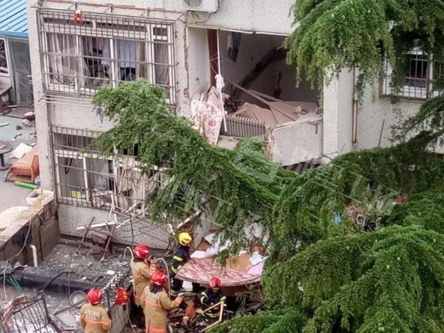 山东青岛居民楼爆炸