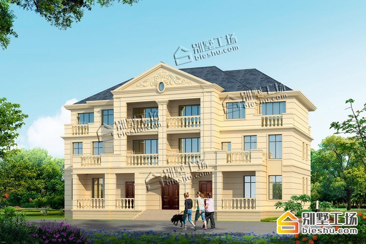 經(jīng)濟(jì)大氣的三層兄弟雙拼別墅設(shè)計,65萬可建