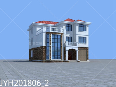 砖混结构住宅设计图_农村别墅外观效果图
