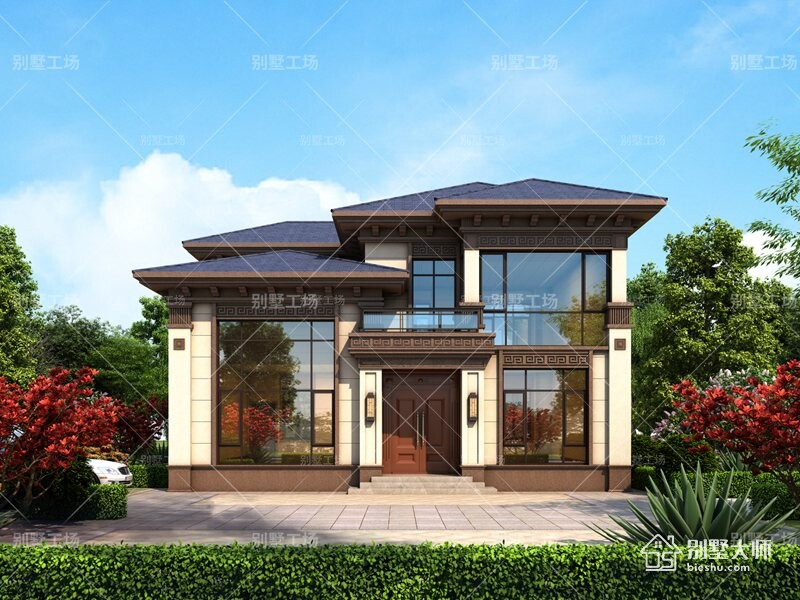 別墅設計圖三層經典房，新中式風格韻味十足