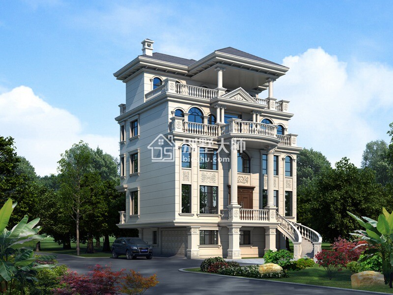 農(nóng)村自建小高層，不限高的地方這款法式五層就不錯(cuò)