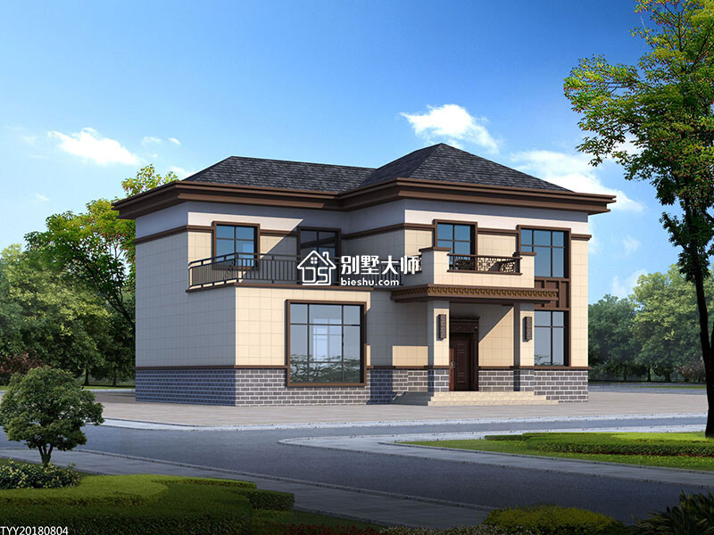 別墅圖紙房屋新中式占地150平設計圖紙供參考