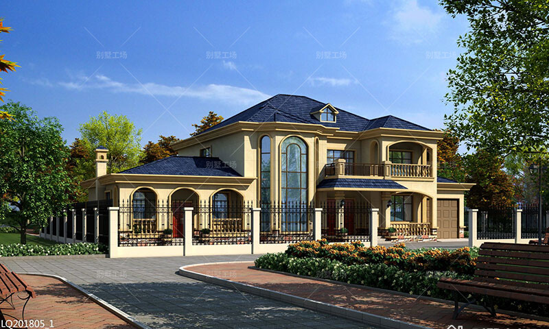 自建房兩層占地150平歐式豪華別墅設(shè)計(jì)案例分享