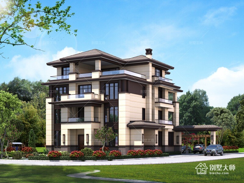 四層新中式豪華別墅，用設(shè)計展現(xiàn)無與倫比的氣勢